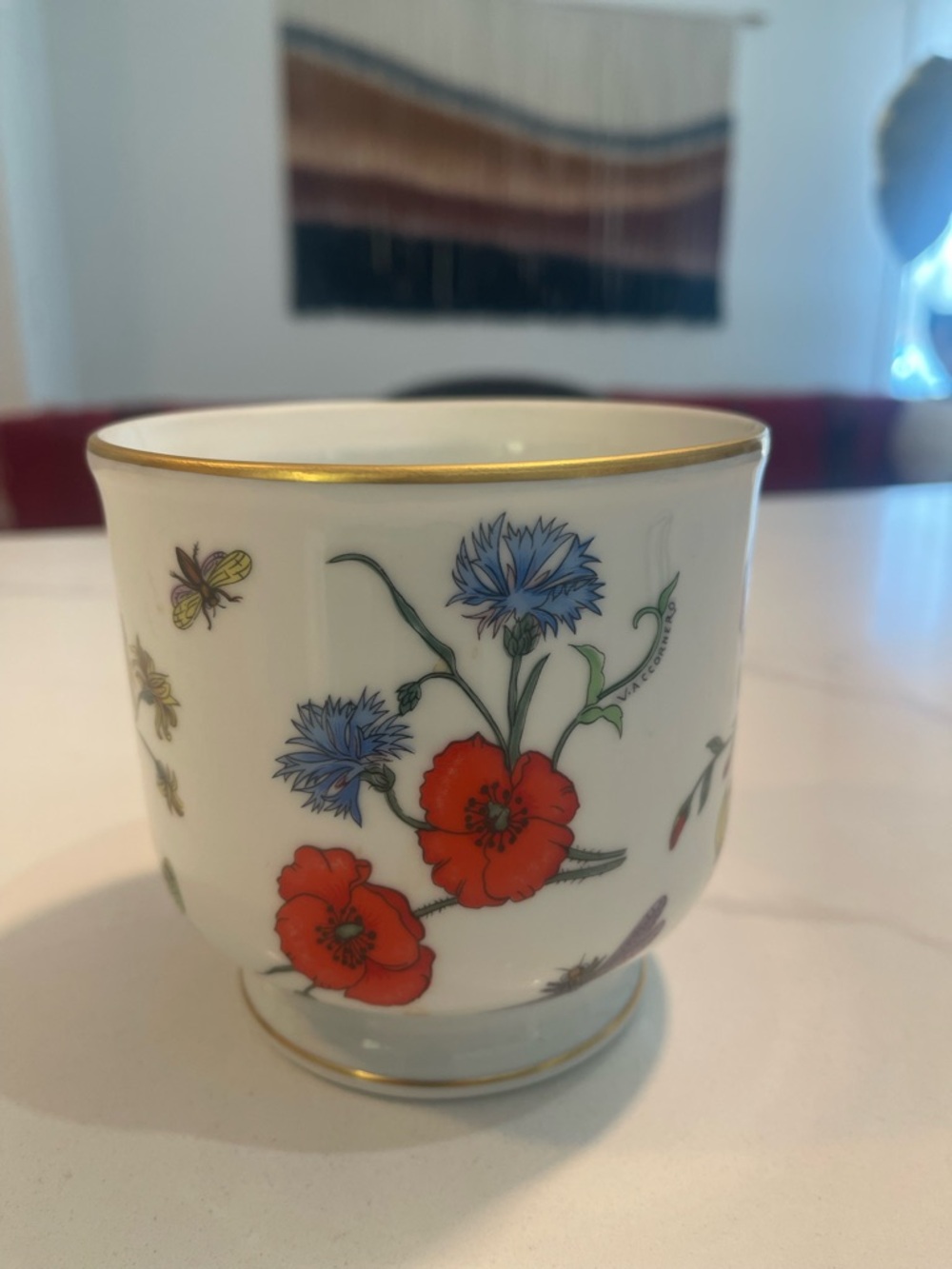 GUCCI Flora Limoges Cache Pot - Vintage & Rare - Picture 3 of 7